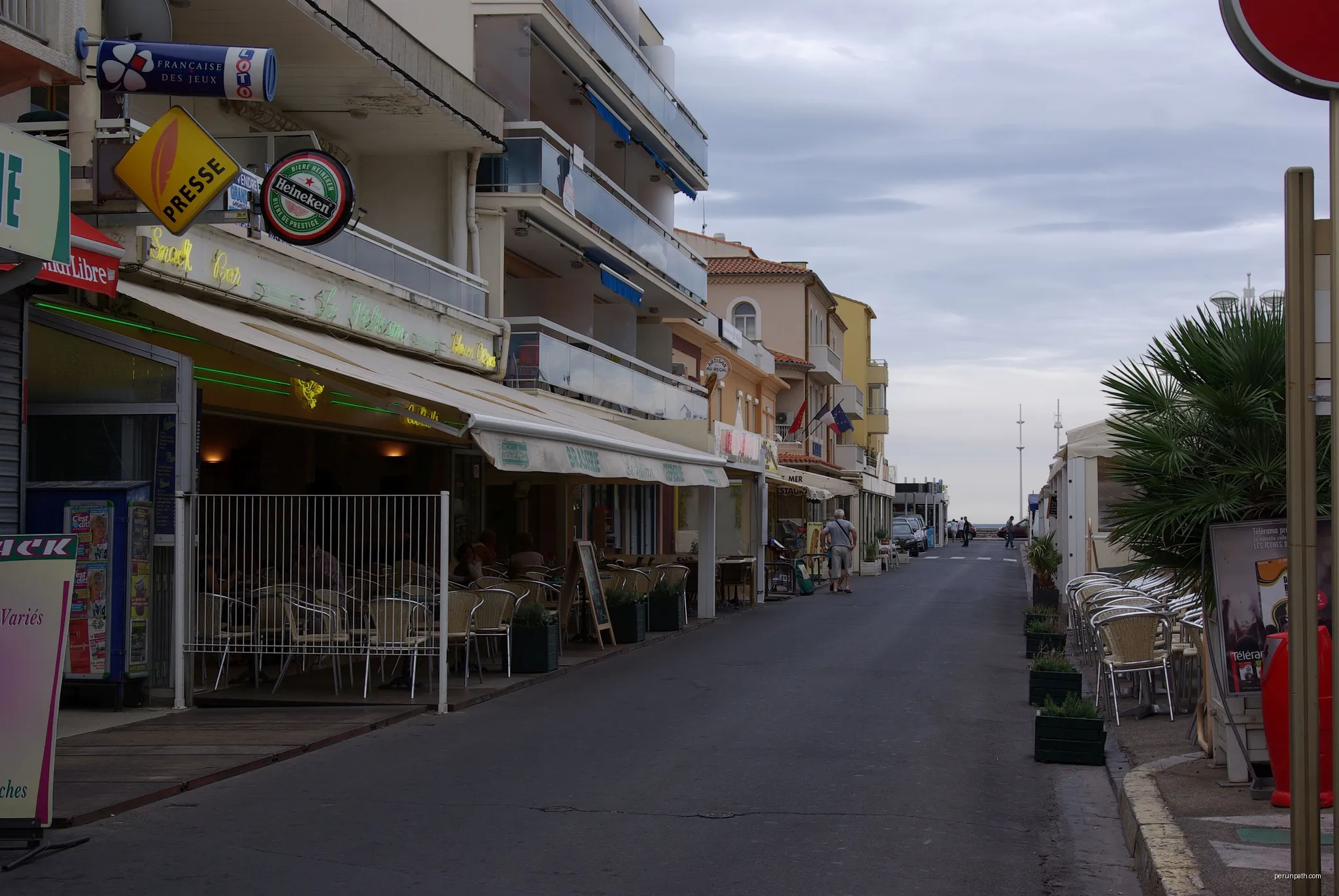 Valras-Plage in Frankreich. Der Ort befindet sich an der Mittelmeerküste. | Autor: Clemensfranz | Licencja: CC BY-SA 4.0 | Źródło: Wikimedia Commons