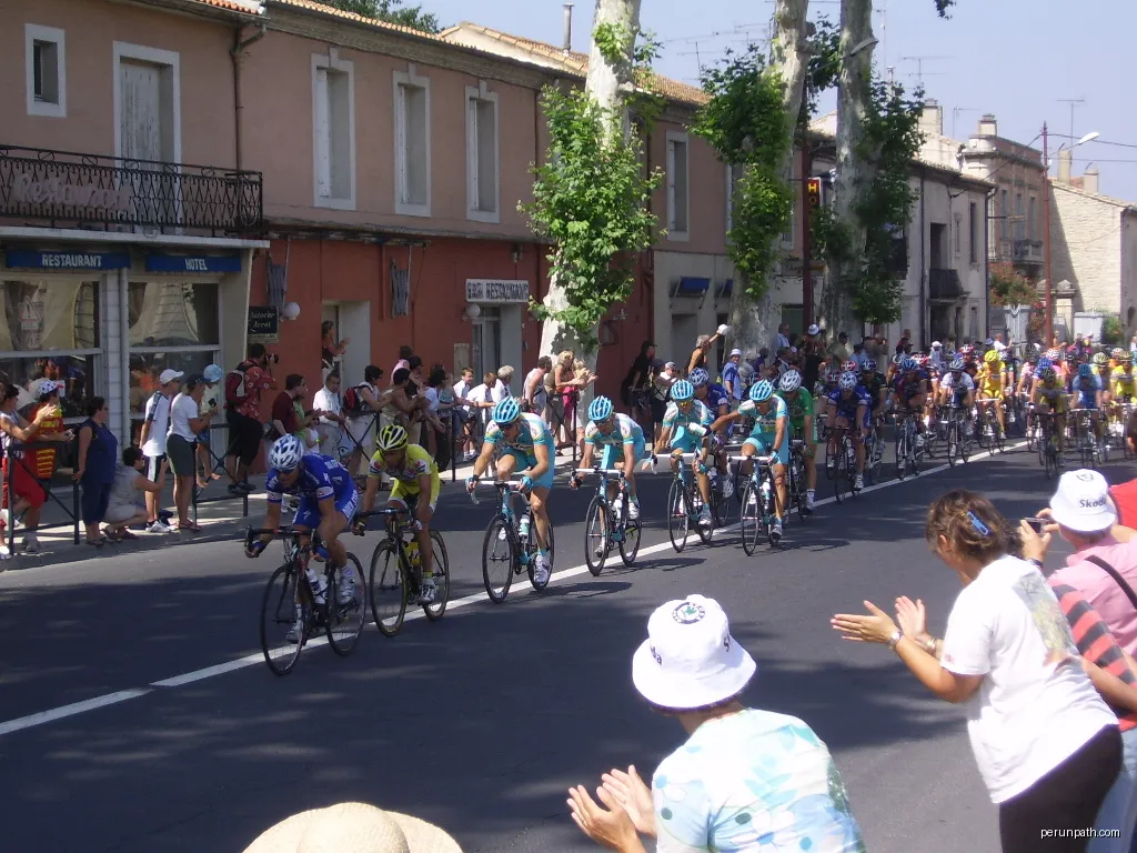 The Tour de France in Lunel | Autor: User:Beroesz | Licencja: Public domain | Źródło: Wikimedia Commons