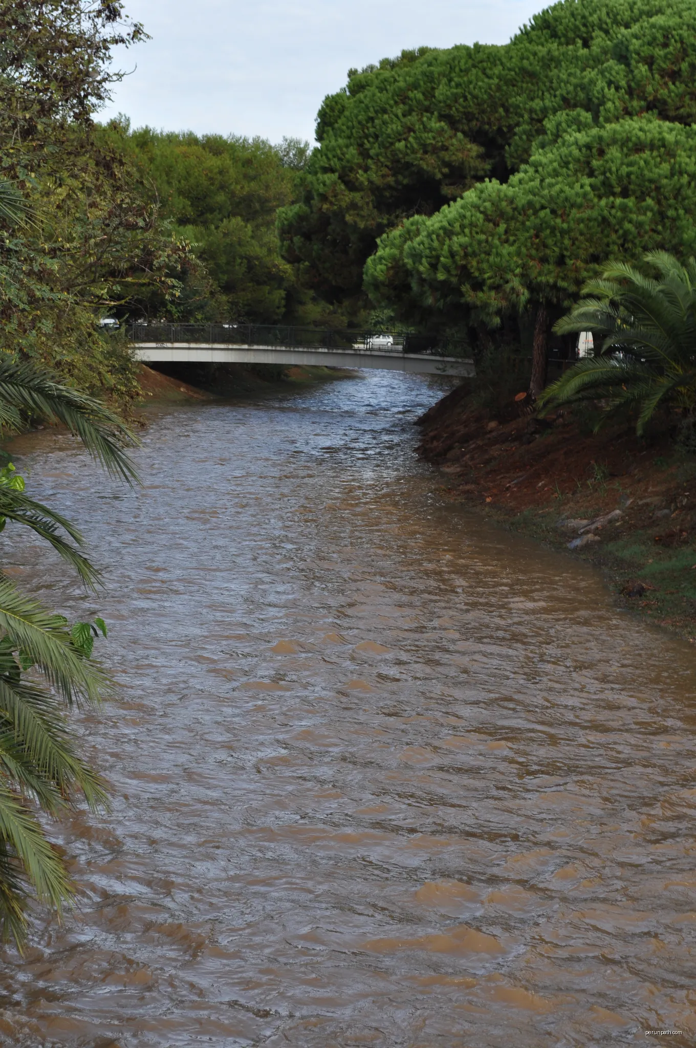 Tossa-Fluss, mit Wasser | Autor: Karsten Ratzke | Licencja: CC0 | Źródło: Wikimedia Commons