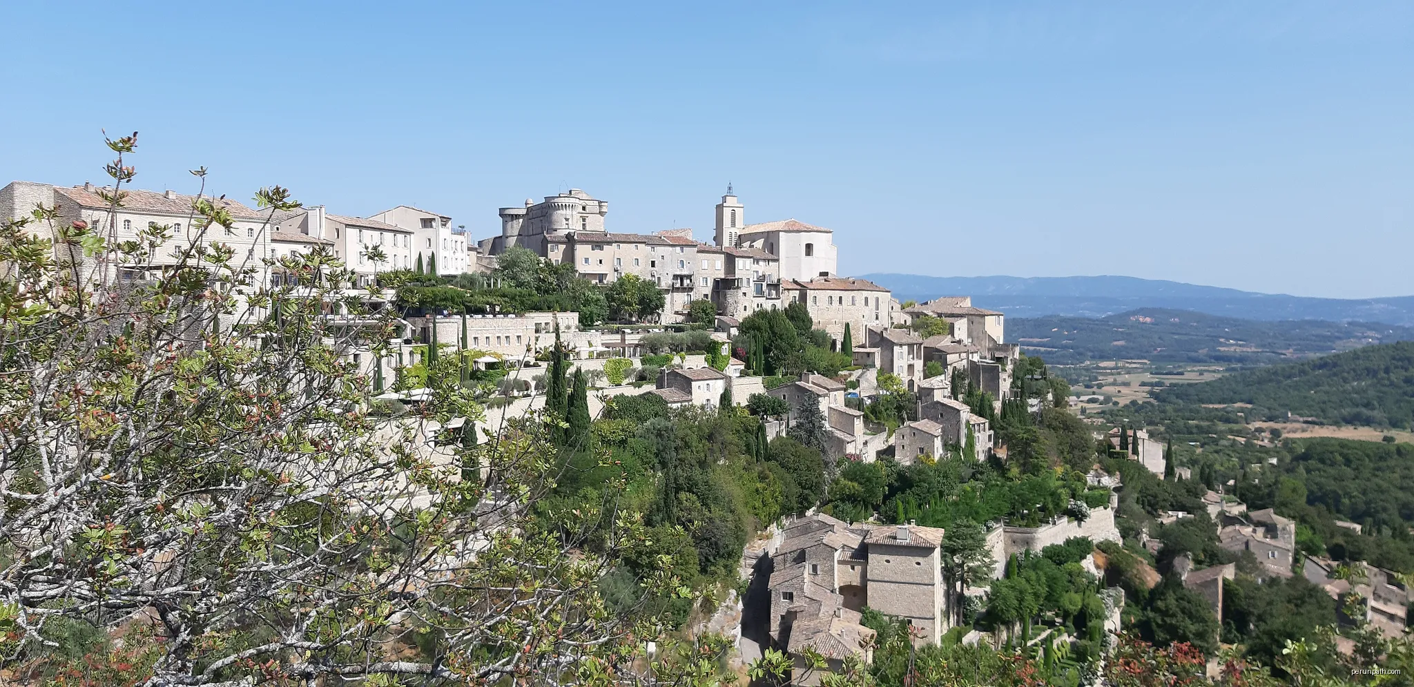 Gordes à vélo (laison Gordes - Joucas)