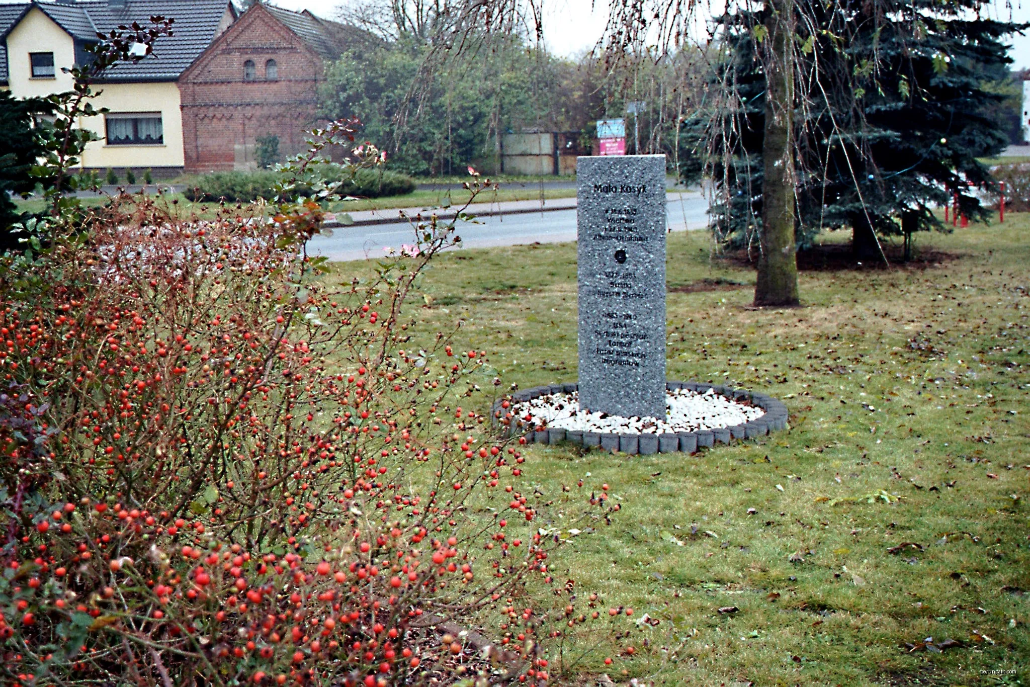 Werben (Spreewald), memorial of Mato Kosyk | Autor: Dguendel | Licencja: CC BY 4.0 | Źródło: Wikimedia Commons